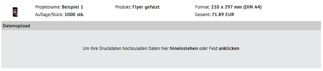 Daten-Upload